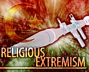 Image showing Religious extremism Abstract concept digital illustration