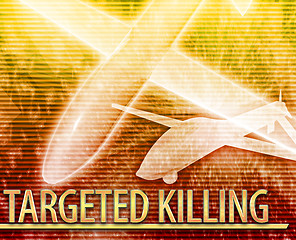 Image showing Targeted killing Abstract concept digital illustration