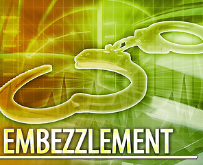 Image showing Embezzlement Abstract concept digital illustration