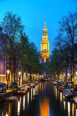 Image showing Zuiderkerk church in Amsterdam