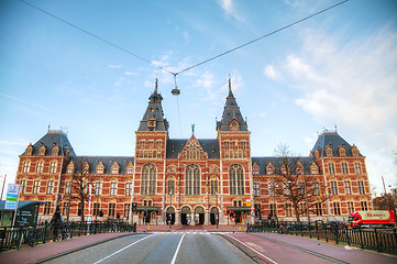 Image showing Netherlands national museum in Amsterdam