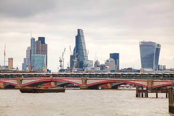 Image showing Financial district of London city