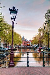 Image showing The Waag (Weigh house) in Amsterdam