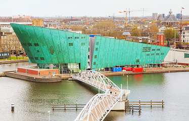 Image showing Science Center Nemo building in Amsterdam
