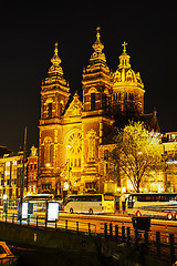 Image showing The Basilica of Saint Nicholas (Sint-Nicolaasbasiliek) in Amster