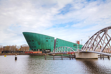 Image showing Science Center Nemo building in Amsterdam