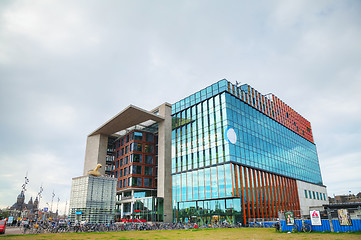 Image showing Central public library in Amsterdam