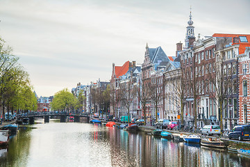 Image showing Overview of Amsterdam, the Netherlands