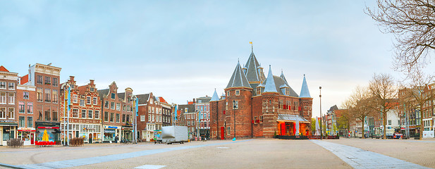 Image showing The Waag (Weigh house) in Amsterdam