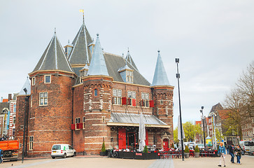 Image showing The Waag (Weigh house) in Amsterdam