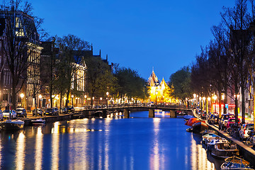 Image showing The Waag (Weigh house) in Amsterdam