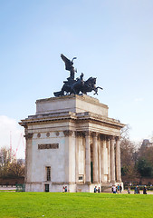 Image showing Wellington Arch monument in London, UK