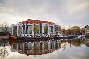 Image showing Nationale opera and ballet building in Amsterdam