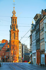 Image showing Overview of Amsterdam with Munttoren