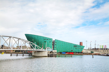 Image showing Science Center Nemo building in Amsterdam