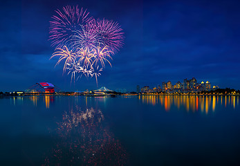 Image showing SEA games fireworks