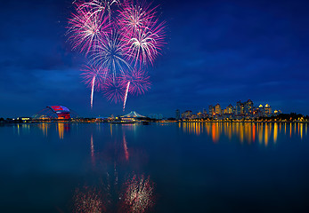 Image showing SEA games fireworks