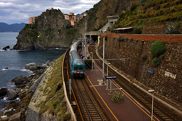 Image showing  railway in manarola