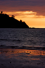 Image showing  madagascar sunset