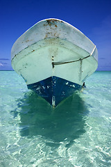 Image showing sian kaan and boat in mexico