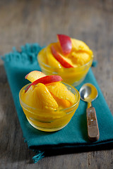 Image showing mango sorbet