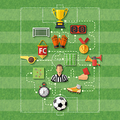 Image showing Soccer Concept