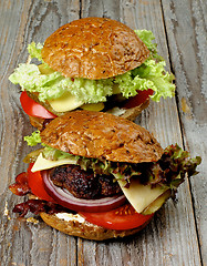 Image showing Hamburgers