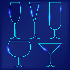 Image showing Wine Glasses