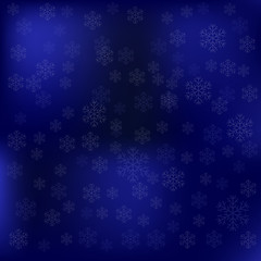 Image showing Blue Snow Winter Background