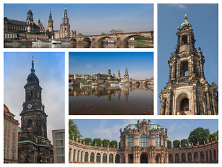 Image showing Dresden landmarks collage