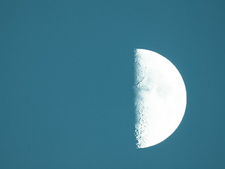 Image showing First quarter moon