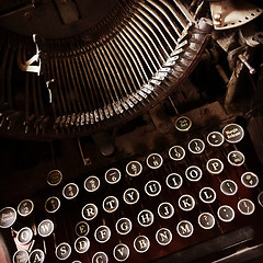 Image showing Vintage typewriter