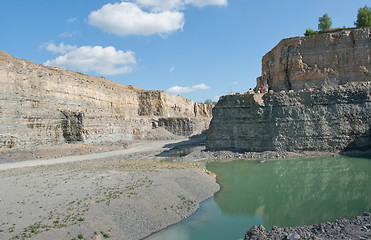 Image showing gravel quarry