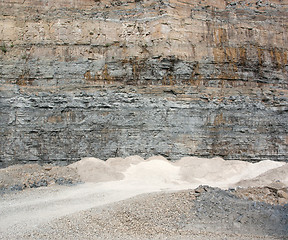 Image showing gravel quarry