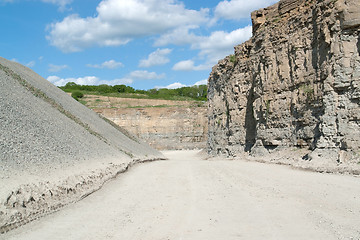 Image showing gravel quarry