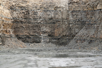 Image showing gravel quarry