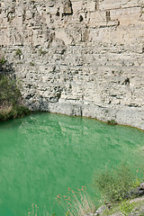 Image showing lake at a gravel quarry