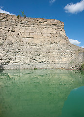 Image showing lake at a gravel quarry