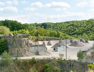 Image showing gravel quarry