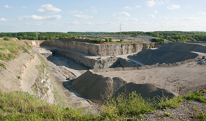 Image showing gravel quarry