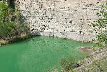 Image showing lake at a gravel quarry
