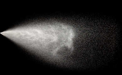 Image showing spraying water in motion