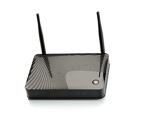 Image showing Wi-Fi router for hi-speed internet connections