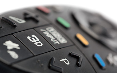 Image showing 3d on the TV remote control
