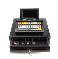 Image showing Cash Register on White