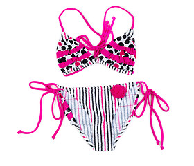 Image showing A Bikini on white with shadow