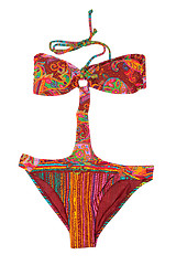 Image showing Stylish korichnyevy conjoint swimsuit