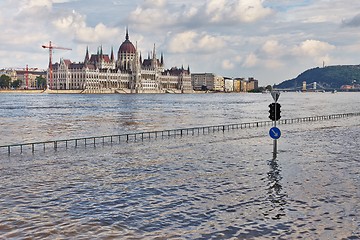 Image showing Flooded street