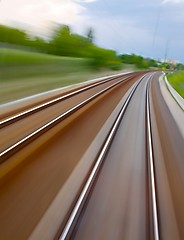 Image showing Rails blur