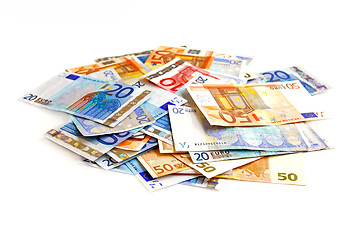 Image showing Euro pile